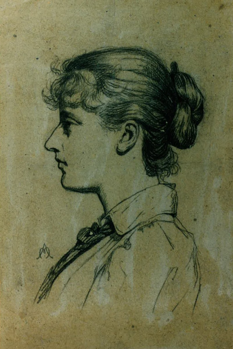 Portret van Lucie door Auguste Morisot (ca. 1895)