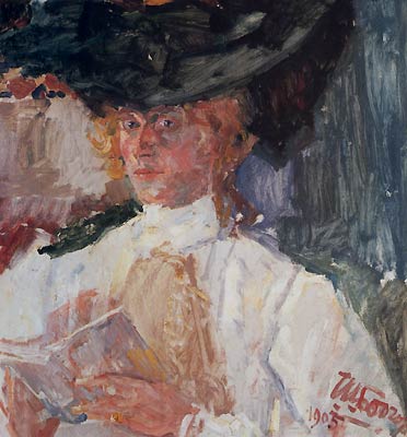 Portret Lucie door Jan Toorop (1905)