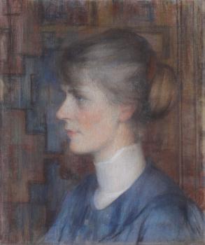 Portret Lucie door Walter Vaes (1915)