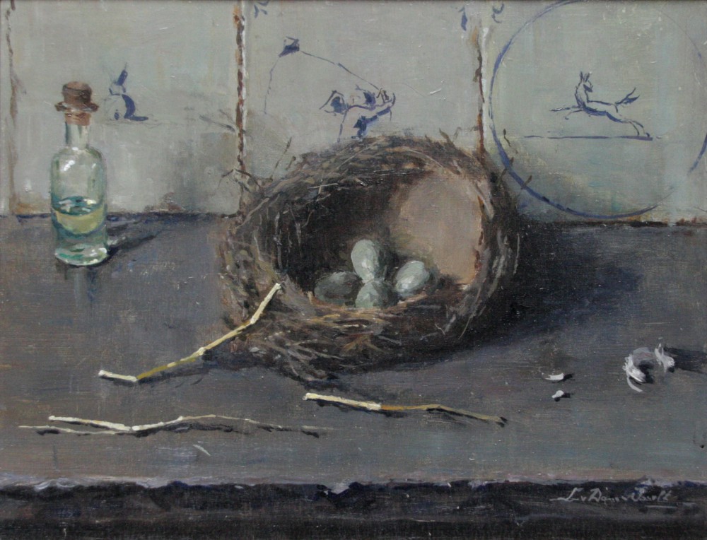 Het vogelnestje (ca. 1930) door Lucie van Dam van Isselt