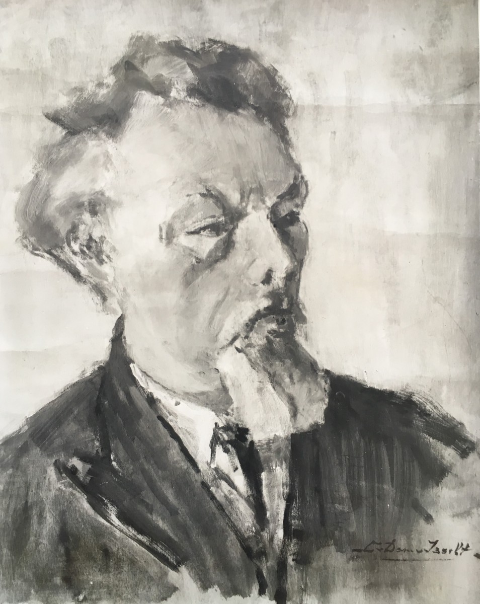 Portret van Koos Speenhoff (1942) door Lucie van Dam van Isselt