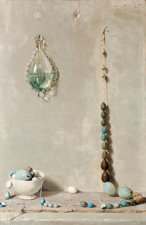 Eiersnoer met stormglas (1920) door Lucie van Dam van Isselt