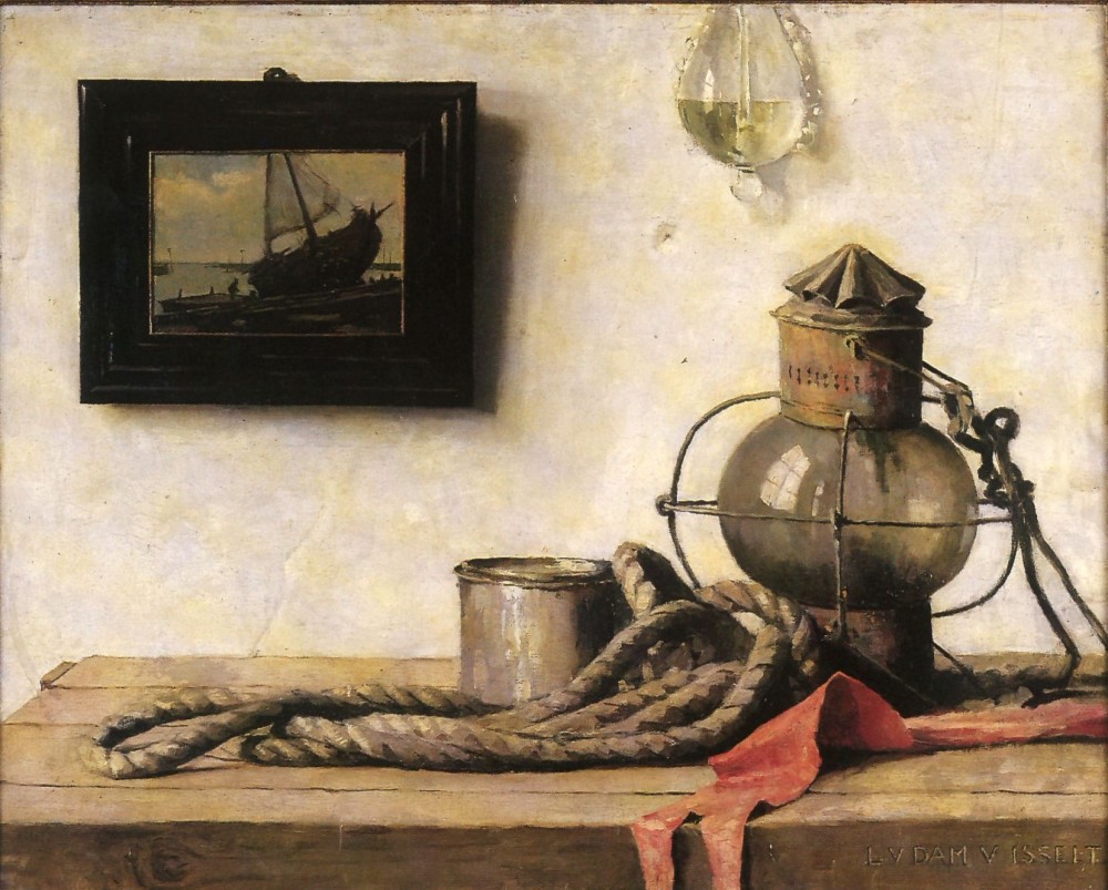 De oude scheepslantaarn (ca. 1918) door Lucie van Dam van Isselt