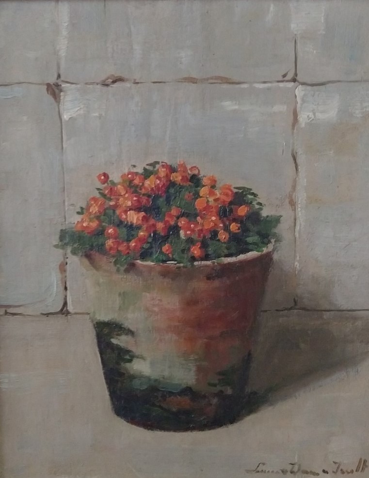 Koraalmosje (ca. 1920) door Lucie van Dam van Isselt