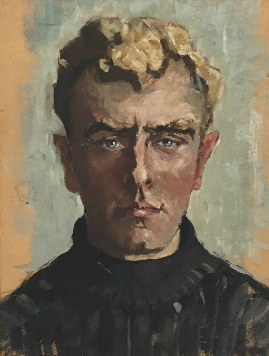 Evert Ekker jr (ca. 1920) door Lucie van Dam van Isselt