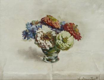 Zinnia's door Lucie van Dam van Isselt