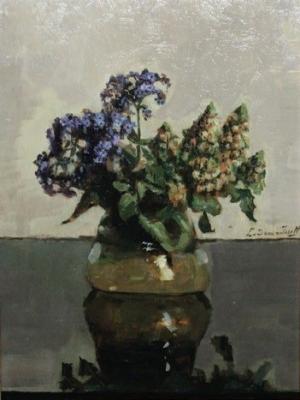 Reseda en Heliotrope (1925-1926) door Lucie van Dam van Isselt