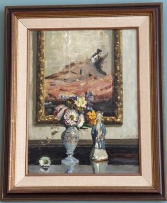 Het schilderijtje van Lizzy Ansingh met lijst (1917-1918) door Lucie van Dam van Isselt