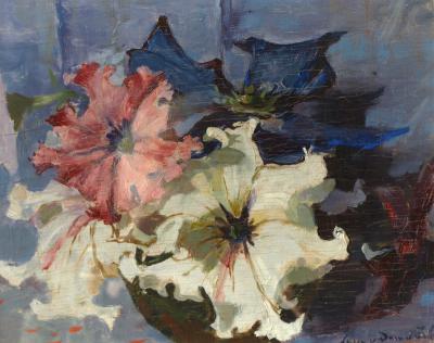 Petunia's (ca. 1918) door Lucie van Dam van Isselt