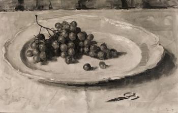 Druiven door Lucie van Dam van Isselt