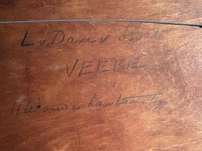 Achterzijde Het oud lantaarntje (1933) door Lucie van Dam van Isselt