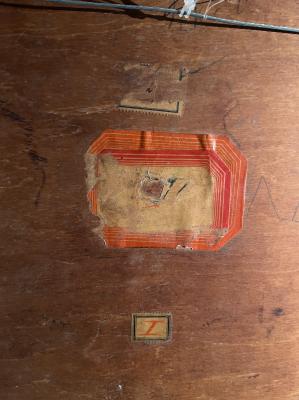 Achterzijde Het oud lantaarntje (1933) door Lucie van Dam van Isselt