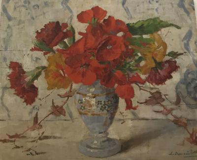 Zomerbloemen (1912) door Lucie van Dam van Isselt