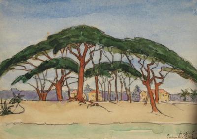 Juan les Pins (1939) door Lucie van Dam van Isselt