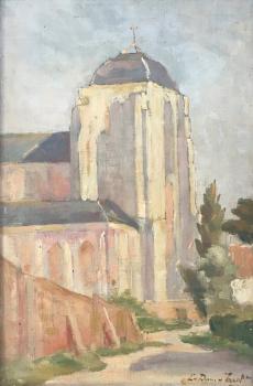 Grote Kerk Veere (ca. 1920-1925) door Lucie van Dam van Isselt