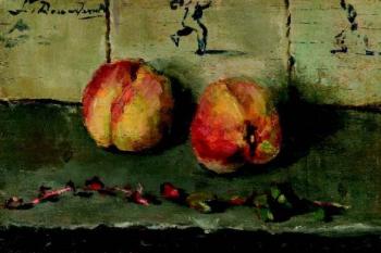 Stilleven met appels door Lucie van Dam van Isselt