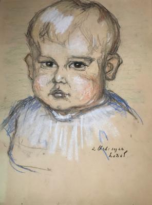 Portret Arnout Koch (1926) door Lucie van Dam van Isselt