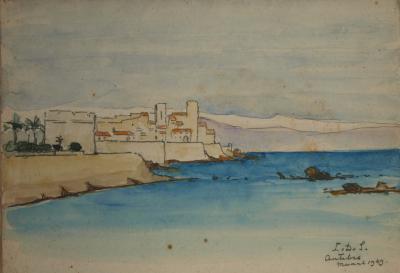 Antibes (1939) door Lucie van Dam van Isselt