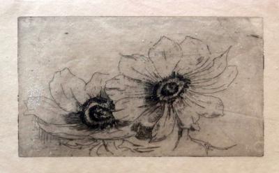 Anemonen (1908-1910) door Lucie van Dam van Isselt