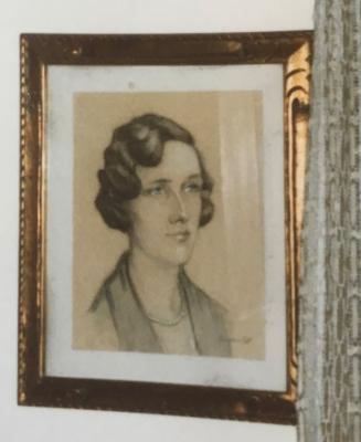 Portret mevrouw C.E. Smit-Dyserinck (ca. 1930) door Lucie van Dam van Isselt