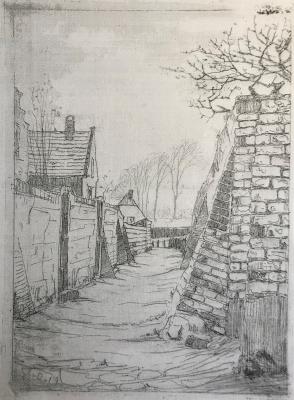 Simon Oomstraat, Veere (ca. 1908-1910) door Lucie van Dam van Isselt