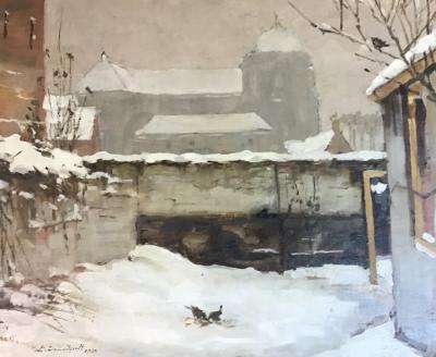 Wintertuin in Veere (1929) door Lucie van Dam van Isselt