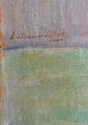 Signatuur Mademoiselle poule door Lucie van Dam van Isselt
