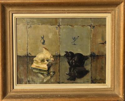 De koekoek en De Urf met lijst door Lucie van Dam van Isselt