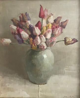 Tulpen door Lucie van Dam van Isselt