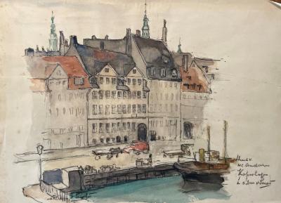 Huis van A.C. Andersen door Lucie van Dam van Isselt